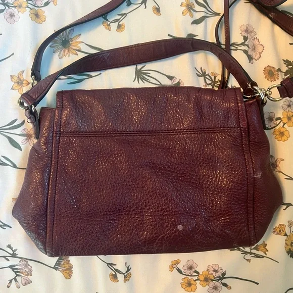 Kate Spade Burgundy Shoulder/ Crossbody Bag - Picture 9 of 11